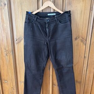 Gardeau Dark Brown Women's Straight Leg Jeans.